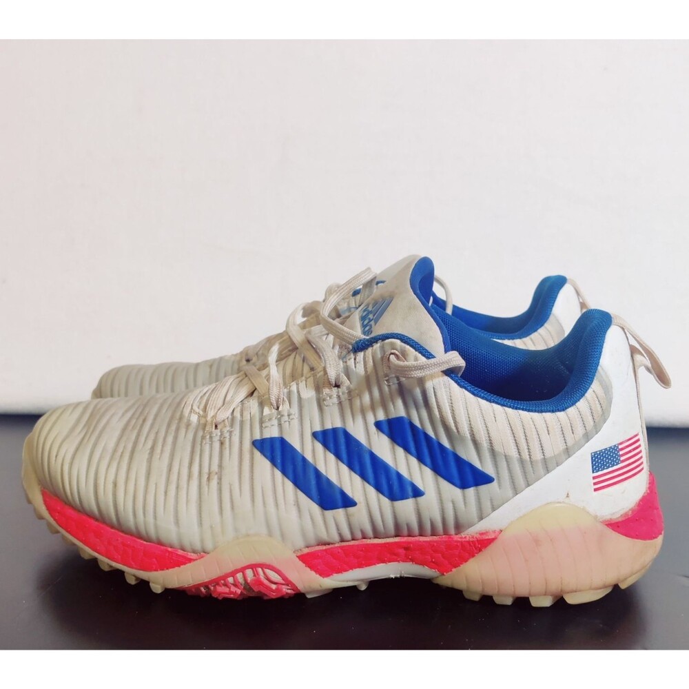 Men's Adidas Limited Edition USA Code Chaos Golf Shoe Gray Size 9
